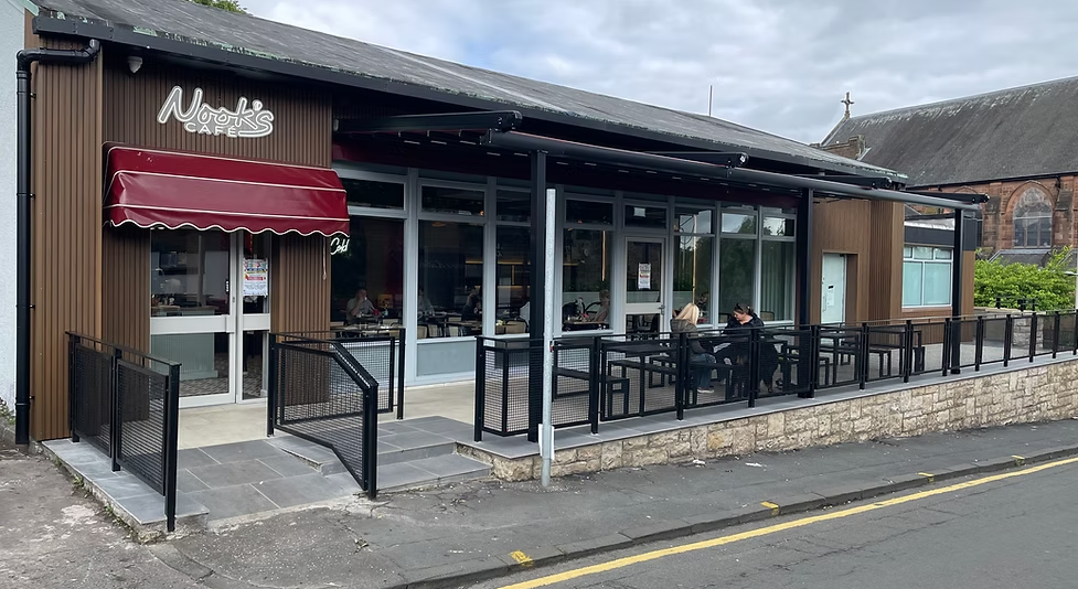 Nook's Cafe — Interiors Project in Scotland