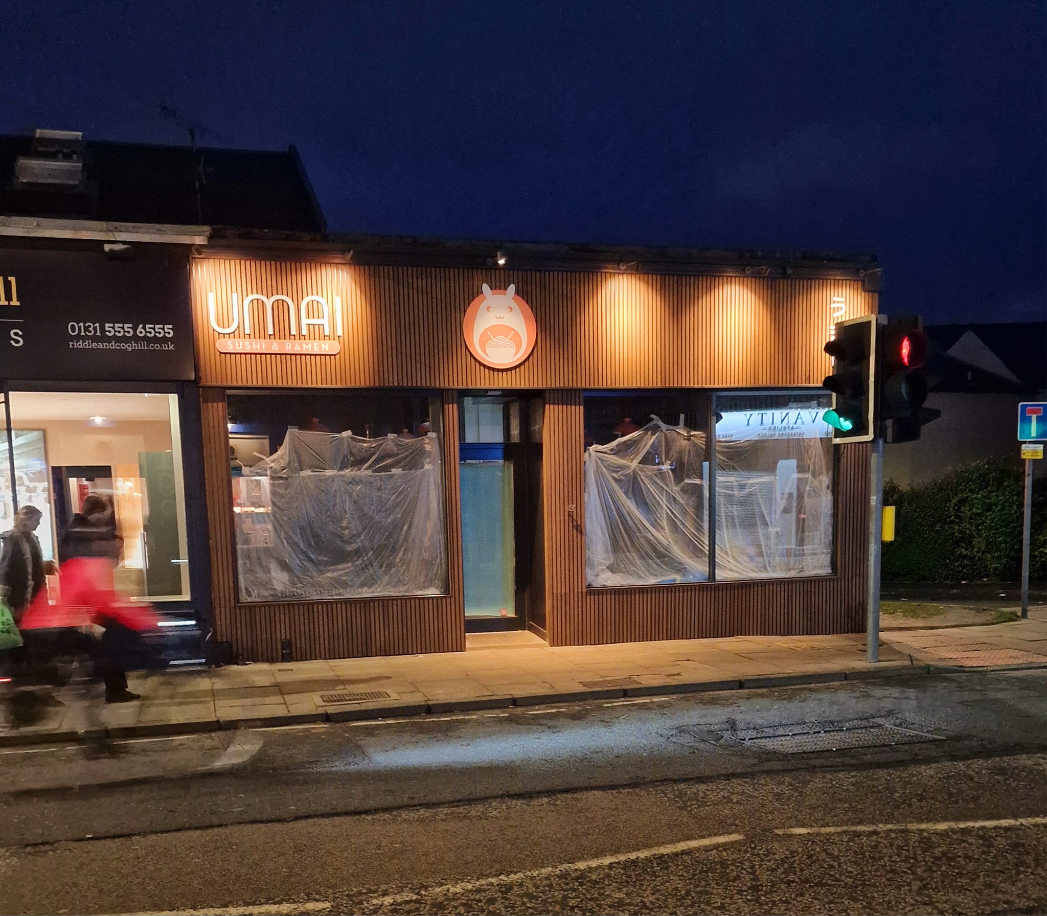 Retail Interior - Umai Sushi & Ramen after completion